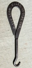 RARE ANTIQUE M. ELY SON SHOES RISING SUN, MARYLAND ADVERTISING SHOE BUTTON HOOK