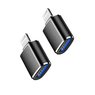 Apple MFi CertifiedLightning Male to USB3.0 Female Adapter OTG Cable2 Pack Po...
