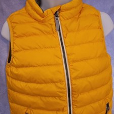 Hanna Andersson Yelloq Puffer Zipper Vest Size 150cm / US 12