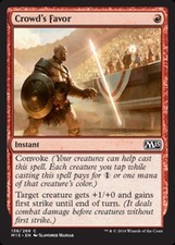 x4 Crowd's Favor - Magic 2015 (M15) - NM - MTG