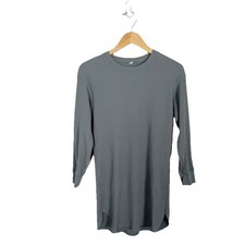 Uniqlo Shirt Dress Womens Thermal Long Sleeve Minimalist Contemporary Small