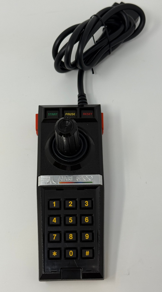 Atari 5200 2 Port Console Bundle *READS GAMES - BROKEN CONTROLLER