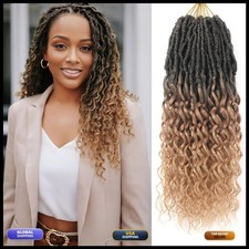 Ahrencan Goddess Locs Crochet Hair 18 Inch T1B/27# 8 Packs