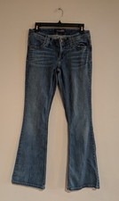 LEVI'S Jeans Genuinely Crafted Blue Semi-destressed Junior Shorts Size 9 girls