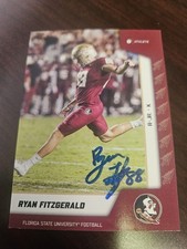 Ryan Fitzgerald 2023 Onit Card Auto Carolina Panthers  (Smugged)