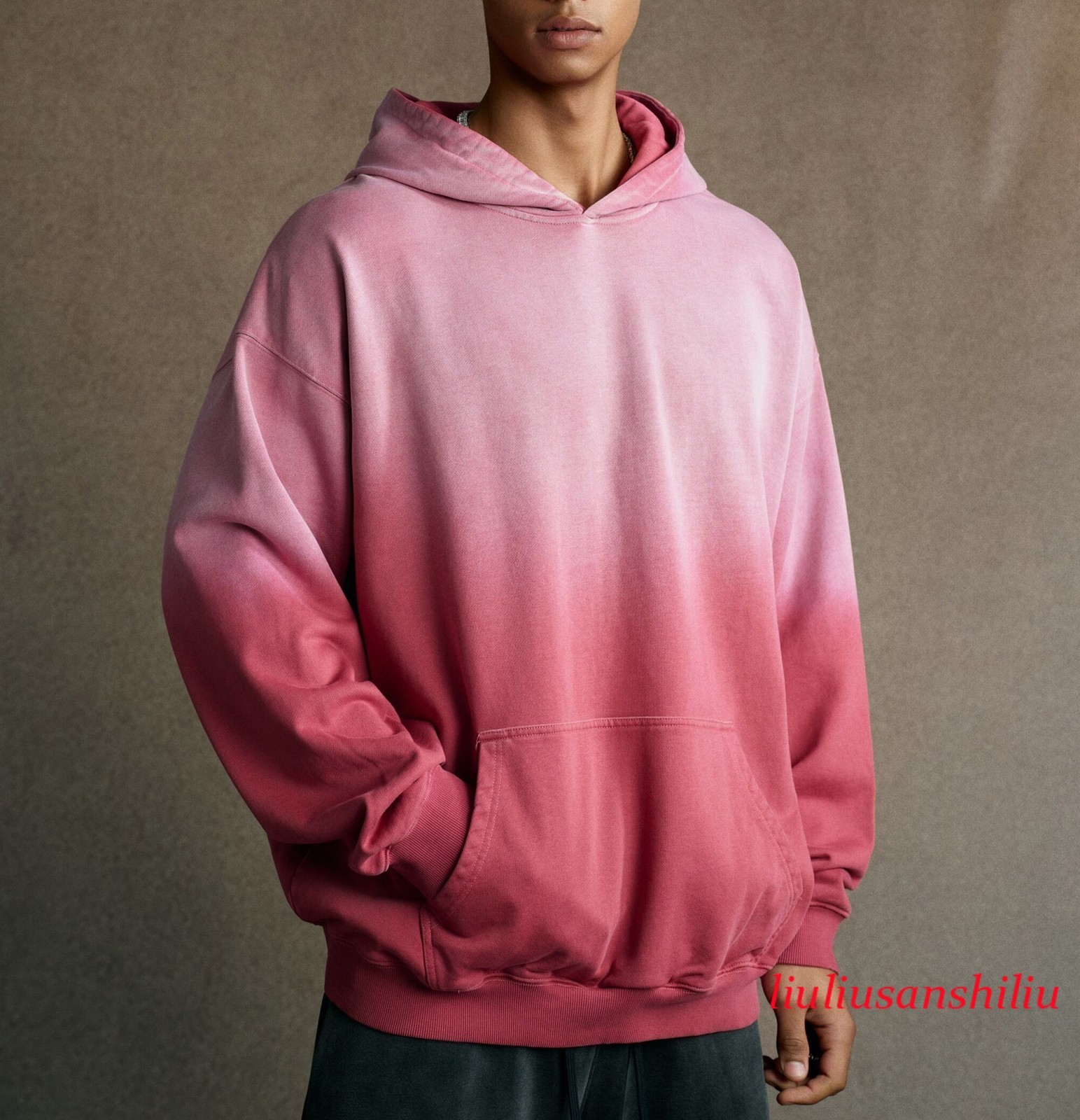 Men's Acid Wash Hoodie Soft Sweatshirt for Mens Pullover Oversized Vintage Top