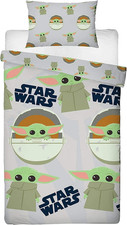 STAR WARS THE MANDALORIAN BABY YODA GROGU REVERSIBLE SINGLE DUVET SET BRAND NEW!