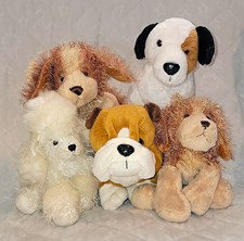 GANZ Webkinz Dog Bundle Plush Stuffed Animals Lot of 5