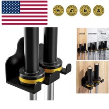 Olympic Barbell Hanger,Garage Gym Bar Wall Rack,Vertical Barbell Mount Rack,B...