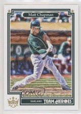 2019 Panini Diamond Kings Team Heroes Holo Gold Matt Chapman #TH-4 0t2