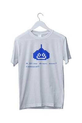 Dragon Quest Warrior Slime RPG Final Fantasy Square T-Shirt S M L XL 2 3 4 XL  