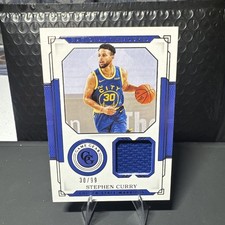 2020-21 Panini National Treasures - Game Gear Step Curry 30 /99 (MEM) NUM MATCH