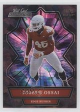 2021 Wild Card Alumination Holo-Lux Black 14/75 Joseph Ossai Rookie RC 00jz. rookie card picture