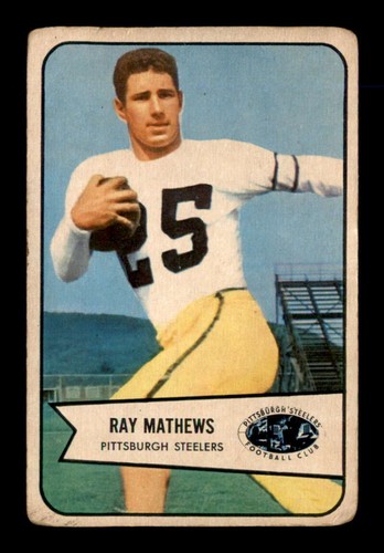 Ray Mathews #1 1954 Bowman card