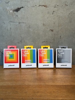 Polaroid Film Lot SX-70 i-Type Color & B&W 4 Packs Instant Film New
