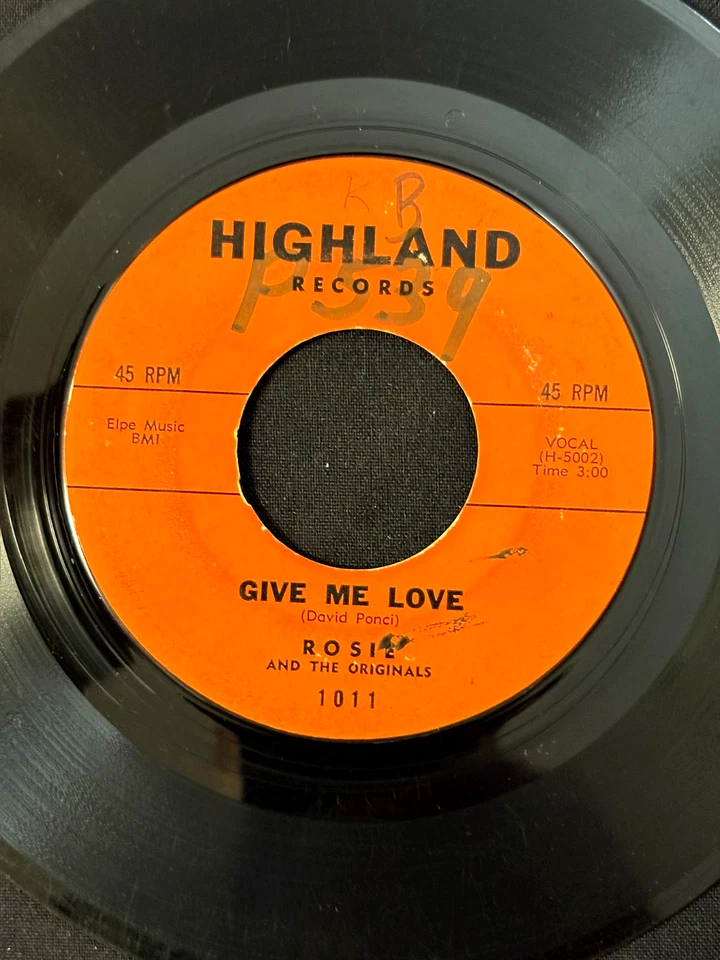  VINTAGE Lot Of 5 - 45 RPM RECORDS LOT Soul/R&B 1960's Doo Wop  - Image 3 of 4