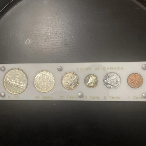 1954 Canada Silver Proof-Like Uncirculated Coin Set!