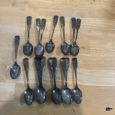 Spoon Set 1976 Bicentennial 13 Colonies by International Silver Co Vintage Plus