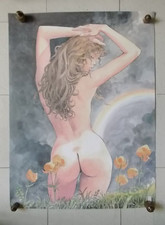 Milo Manara ( Art Print )  " Miele "  ( 80 x 60 cm )
