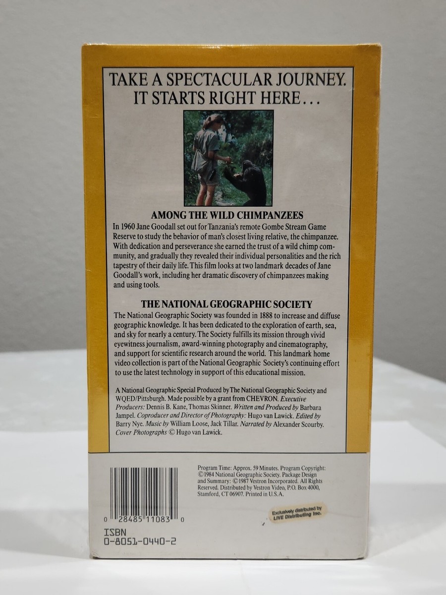 Collectors Edition National Geographic Among the Wild Chimpanzees