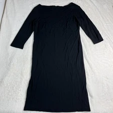 Finity Dress Womens 12 Black 3/4 sleeves