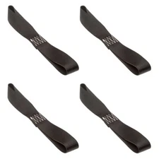 4-Pack 12" x 1.5" Soft Loop Tie-Down Straps