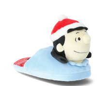 Peanuts Family Christmas Character 3D Scuff Slippers Size 7/8 Women