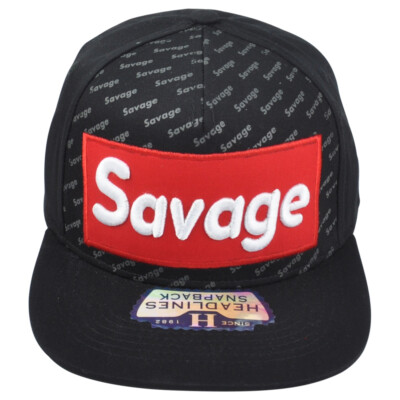 Wild Schwarz Weiß Snapback Headlines Flache Bill Gebaut Erwachsene Herren Mütze