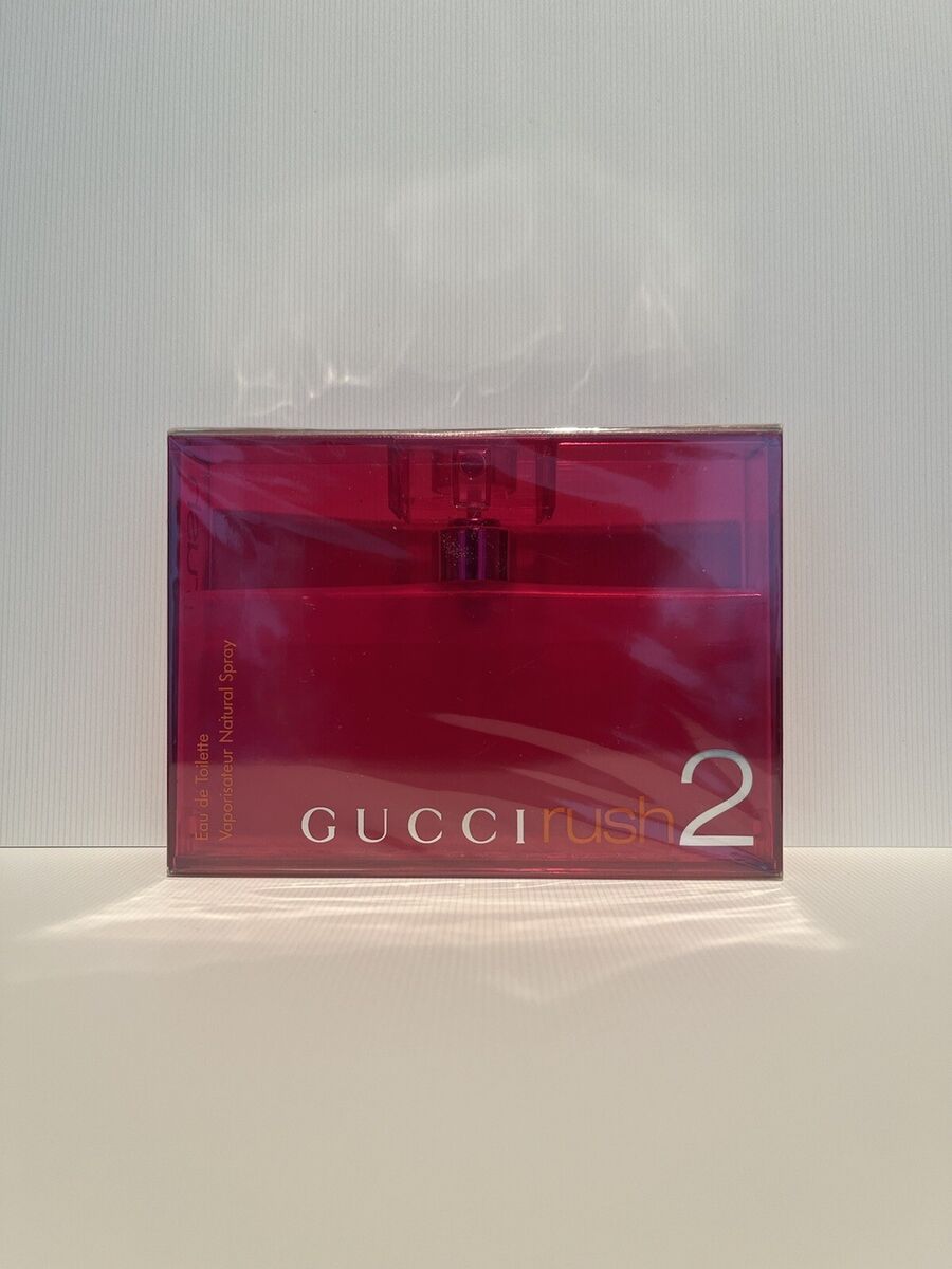 GUCCI RUSH 2 Eau de Toilette Spray 2.5 FL. OZ. / 75 ml New GUCCI RUSH 2 Eau de Toilette Spray 2.5 FL. OZ. / 75 ml New