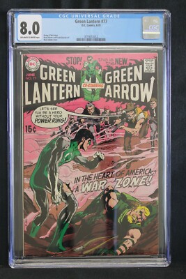 GREEN LANTERN #77 - DC COMICS 1970 - SLABBED CGC 8.0