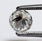 GIA loose certified .61ct SI1 E round diamond 5.51-5.56x3.23mm vintage estate  — photo 3