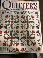 Quilters Newsletter Magazine Dec 1997 / 298 Good Condition.