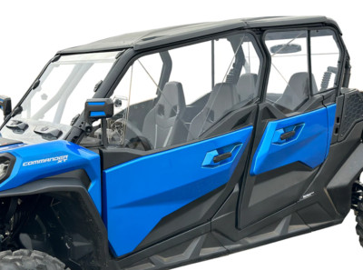 Can Am Commander 1000 MAX Hard Upper Doors Windows Kit Scratch