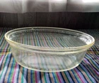 1919 Patent PYREX Clear Deep Oval Baker Dish 193 V-B  8"x 6"x 3" VTG--VERY RARE!