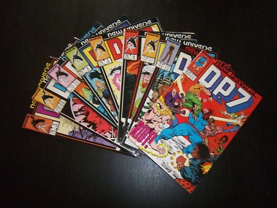 New Universe -  DP7 - Lot /9 - # 1 2 3 4 5 6 7 10 17  - Marvel - 1986