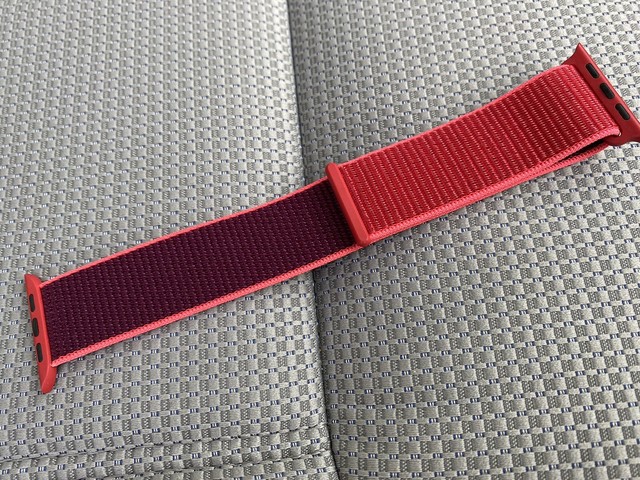 Apple Watch (PRODUCT) Red Sport Loop Band 2020, (Open Box), 44mm | eBay