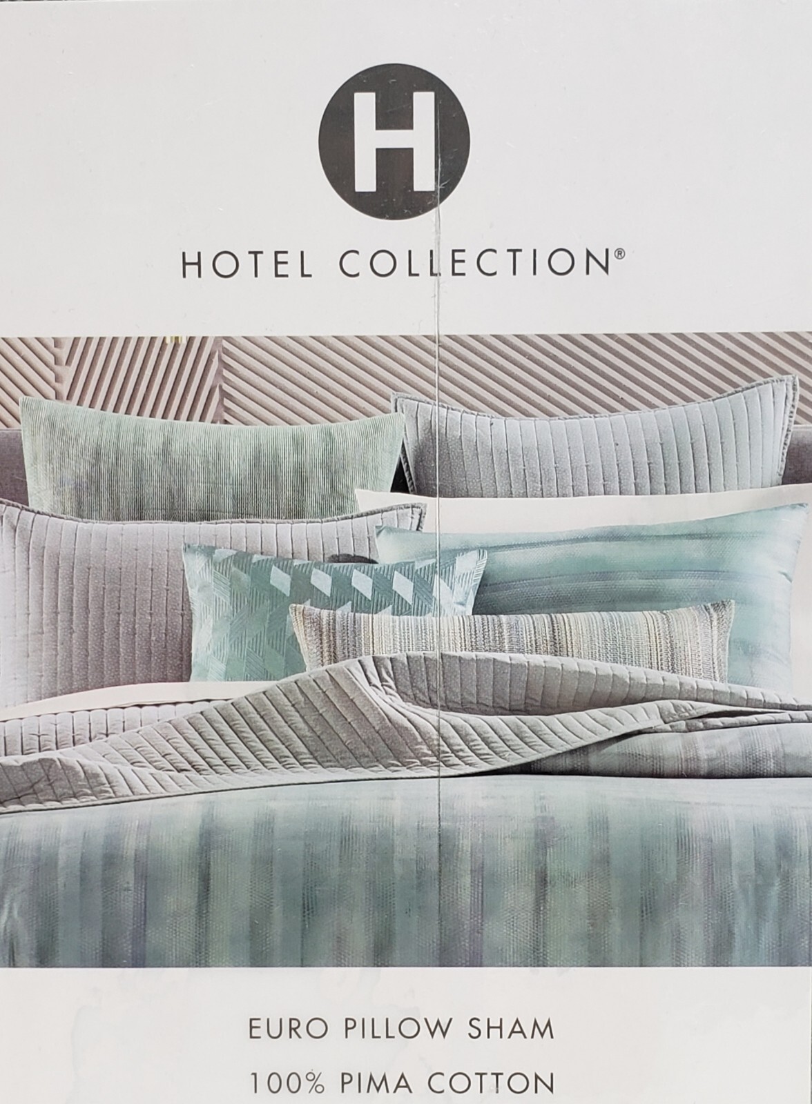 hotel collection euro pillow shamstencil 400 thread count retail $135