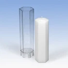 Candle Mould - PM19 Hexagonal Pillar Candle