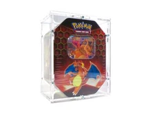 Acrylic Case fits Pokemon Tin hardcover protection box