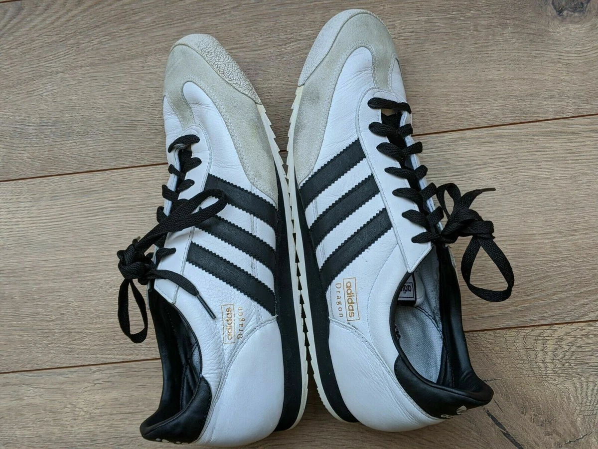 Men&#039;s 2005 adidas Dragon White/Black Cushioned Sneakers Size 11 | eBay