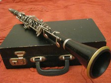 CLARINETTO VINTAGE RUDALL CARTE IN LEGNO SUPER GRADUATO BB. OTTIME CONDIZIONI.. 