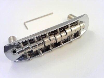 True Custom Shop  Steel Replacement Bridge w/h Brass Saddles for Fender Mustang
