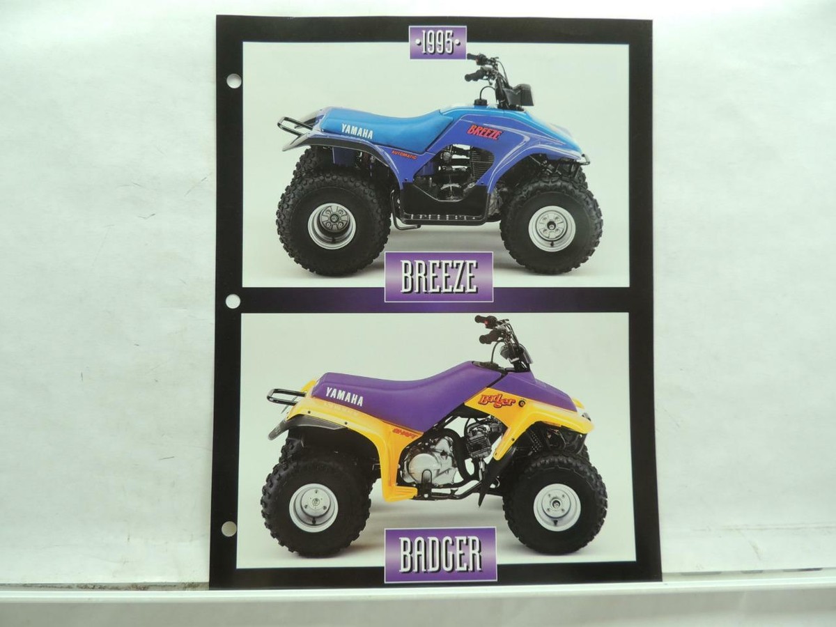 1995 Yamaha Breeze Badger ATV Brochure B6402 | eBay