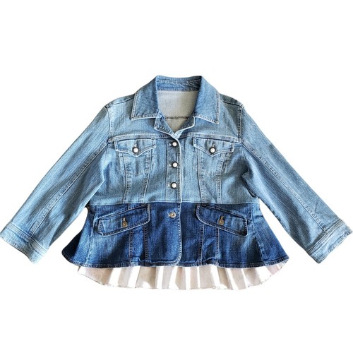 Short Jacket-Size S-Denim Jacket 
