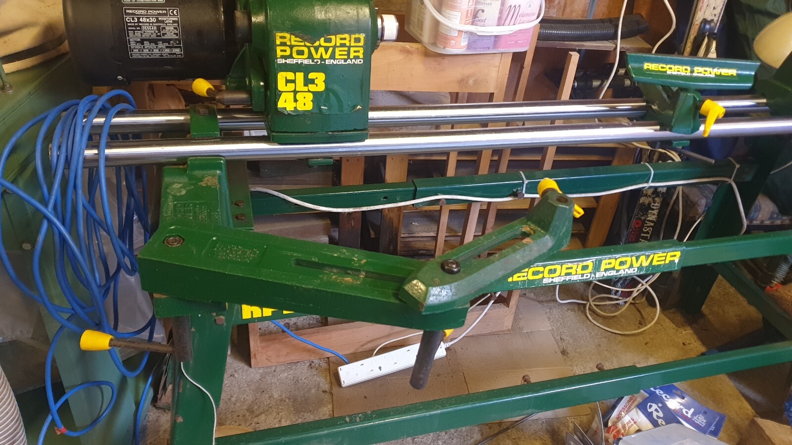 Record Power Cl3 48 Wood Turning Lathe eBay