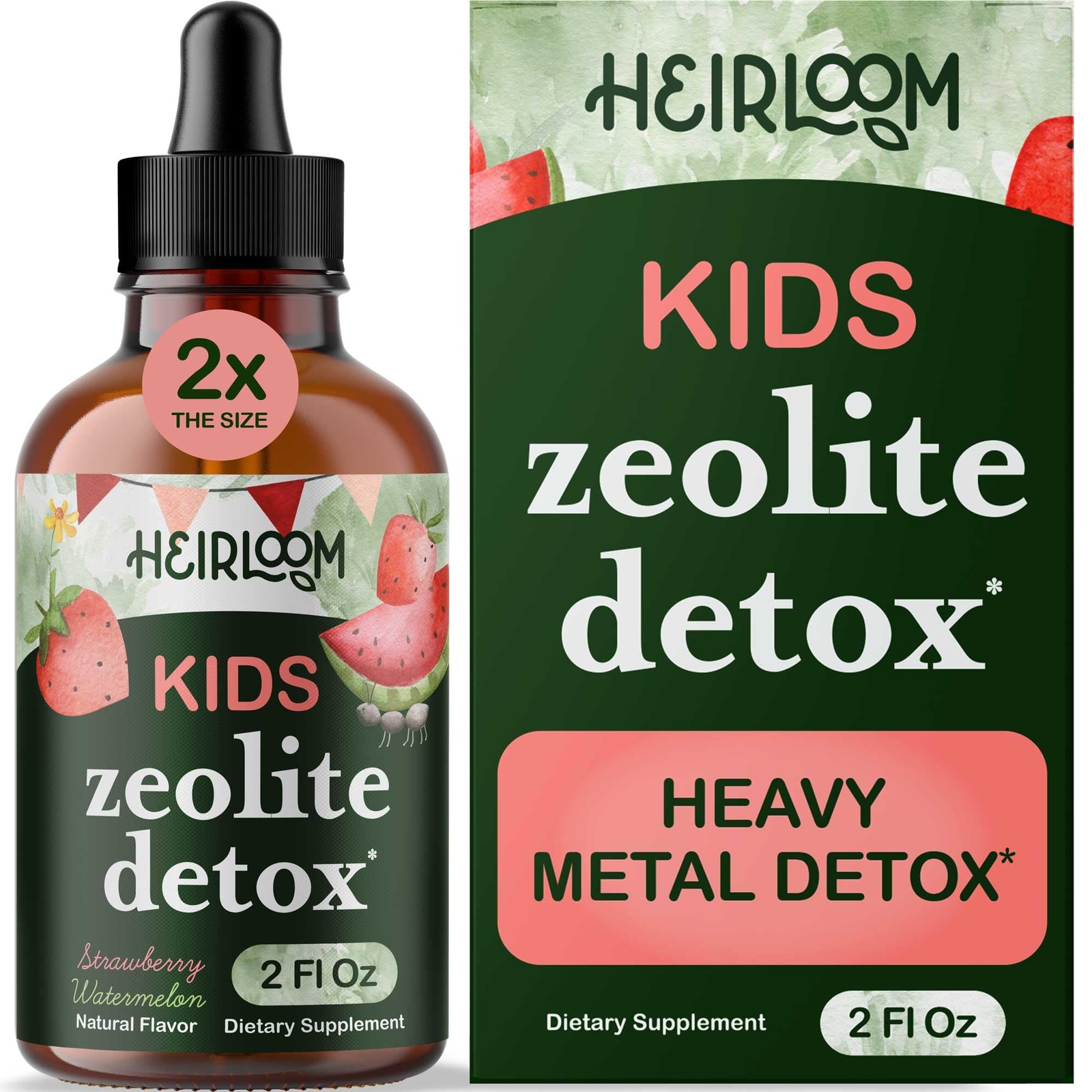 Zeolite Detox for Kids Liquid Drops - Advanced Zeolite for Kids with Vitamins B1