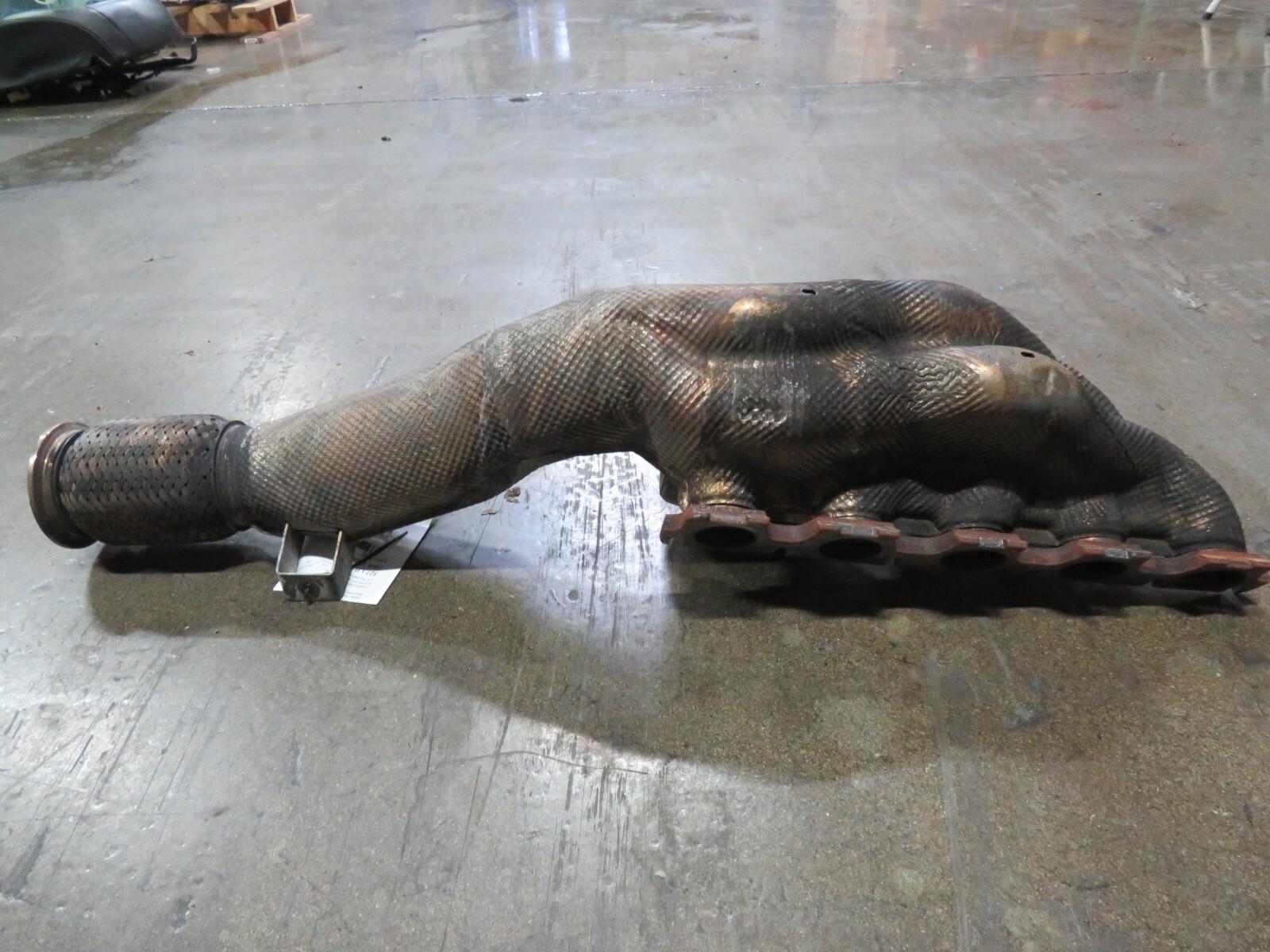 Lamborghini Gallardo LP550, LH, Left, Exhaust Manifold, Used, P/N 420251211C