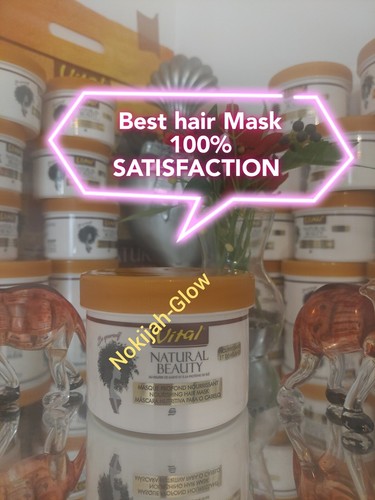 1❌Hair mask Deep Feeding & Nourishing with SheaButter & Wheat Protein 💯%SATISFA - 第 1/5 張圖片