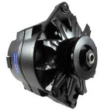 HIGH OUTPUT 200 AMP BLACK ALTERNATOR For CHEVY GM BUICK AMC BBC HOTROD 9 o'clock