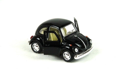 4" Kinsmart 1967 VW Volkswagen Beetle Diecast Model Toy Car Not to Scale Black - 第 3/4 張圖片